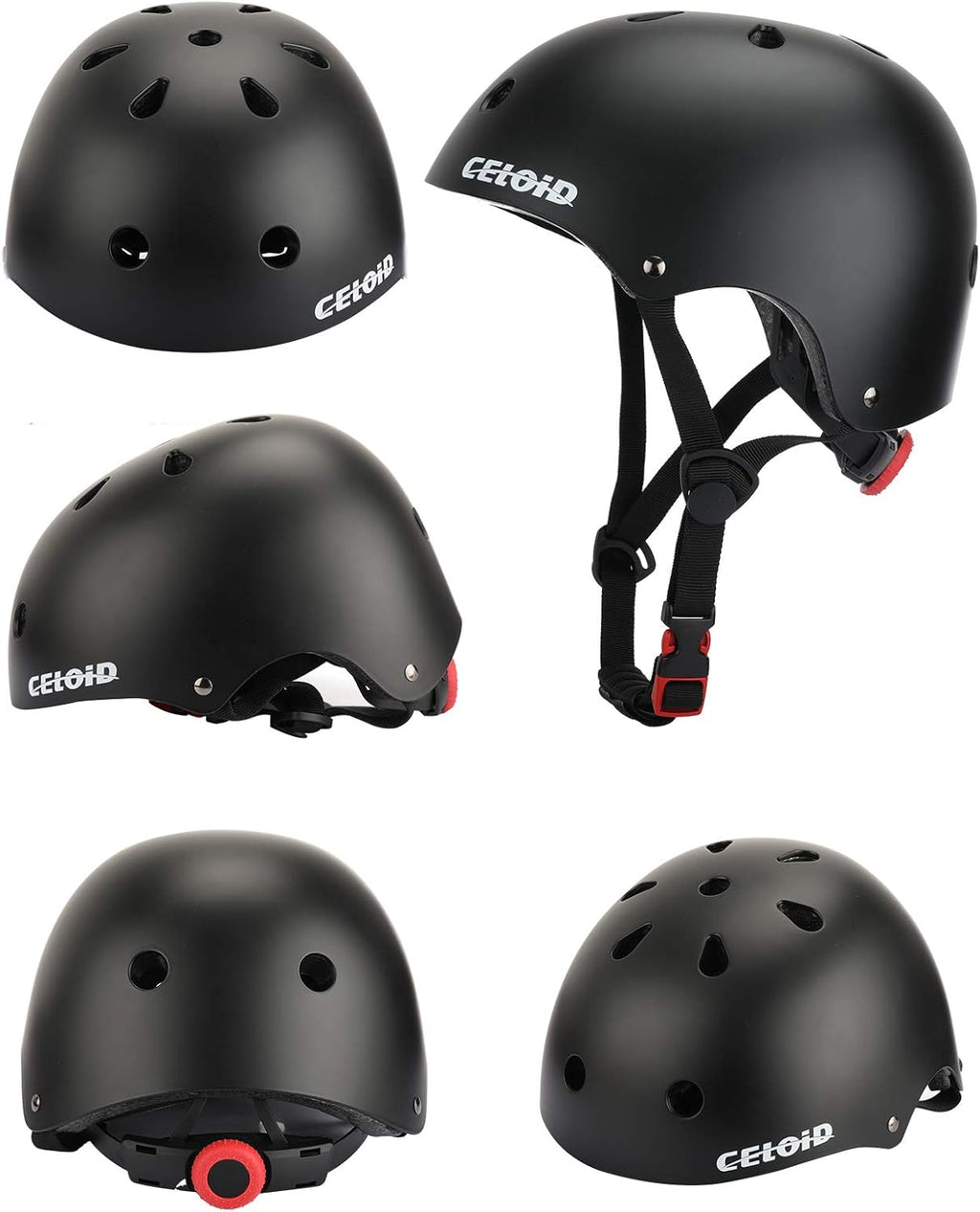 Skiennix Adjustable Skateboard & Bike Helmet - Washable Design for Youth & Adults | Perfect for Cycling, Climbing & Roller Skating