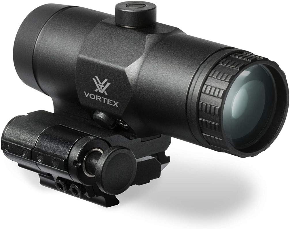Vortex Optics VMX-3T Red Dot Sight Magnifier - 3X Magnification with Built-In Flip Mount