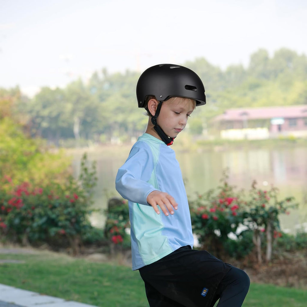 Skiennix Skateboard Bike Helmet - Lightweight Adjustable Multi-Sport Protection for All Ages