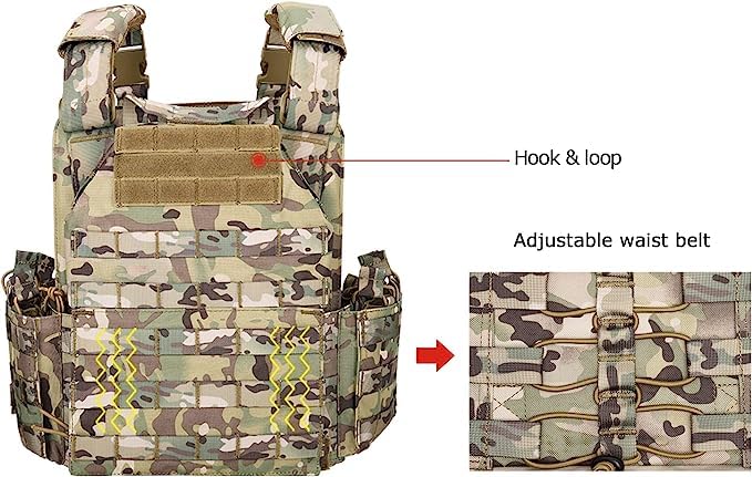 BOMTURN CP 2.0 Tactical Airsoft Vest Adjustable Outdoor Combat Gear