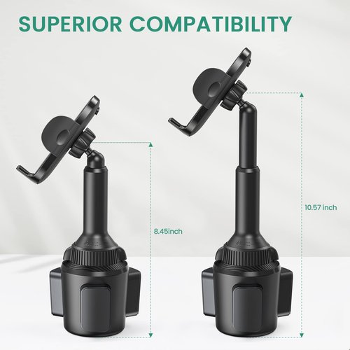ICARMOUNT Golf Cart Phone Holder Mount, Golf Cart Accessories Universal Cup Phone Holder Mount for All 4.7-6.8" Cell Phones, Fit EZGO Club Car Yamaha, Car, Truck, Golf Gifts for Men, Women