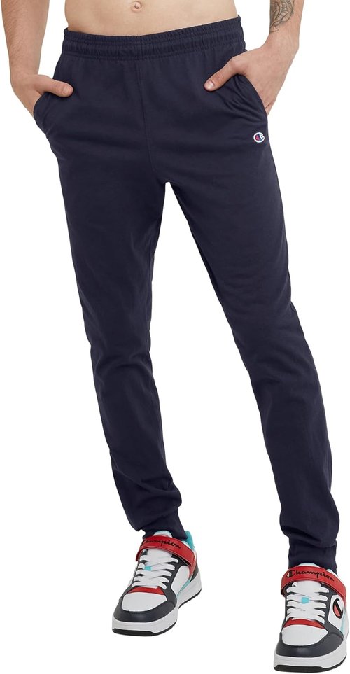 Champion Men's Joggers, Everyday Cotton, Lightweight Lounge Knit Pants for Men, 31"