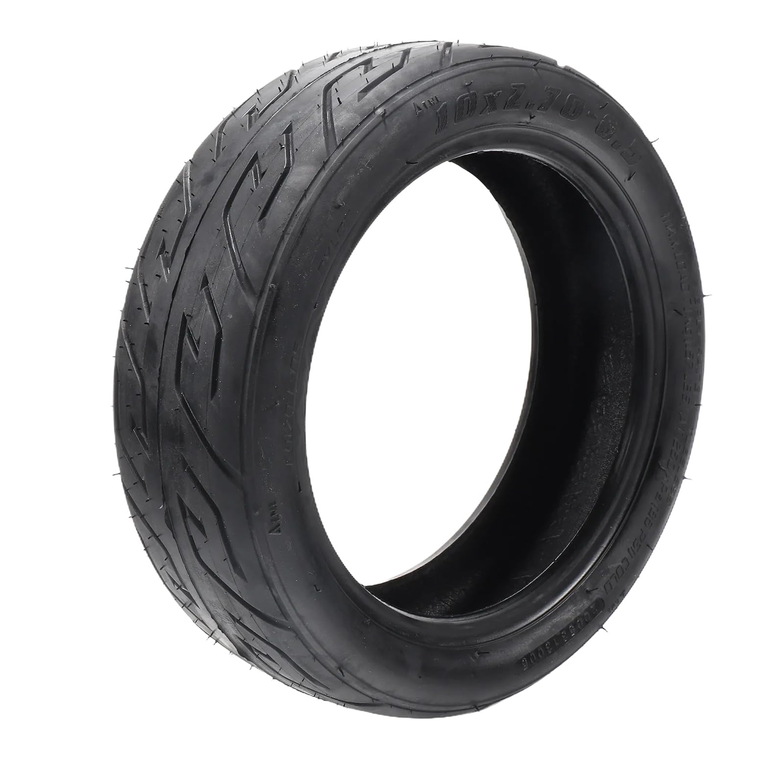 Relibupdater 10x2.70-6.5 Tubeless Tire, Vacuum Tyres for 10 Inch Scooter Wheel, 70/65-6.5 Electric Scooter Tires Wear-Resistant Thickened Balance Scooter Wheels Replacement parts