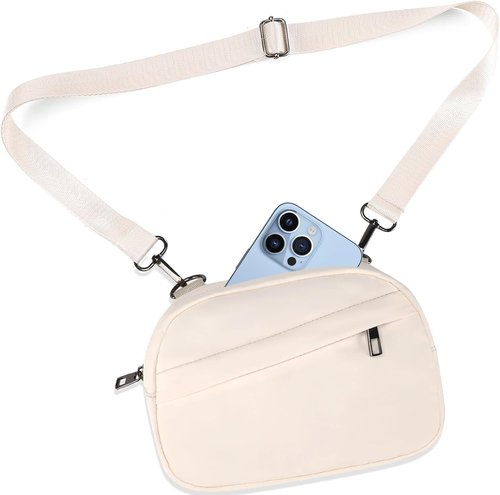 GOEWY Small Crossbody Bag - Stylish Fanny Pack with Adjustable Strap for Travel & Everyday Use
