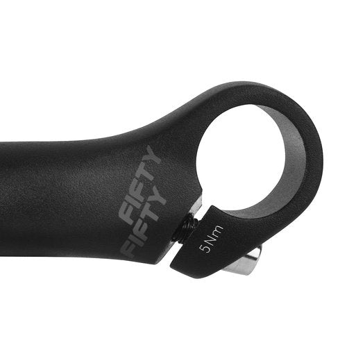 FIFTY-FIFTY Bike Bar Ends, Mountain Bike Handlebar Ends, Alloy MTB Bicycle Bar (110mm, Black)
