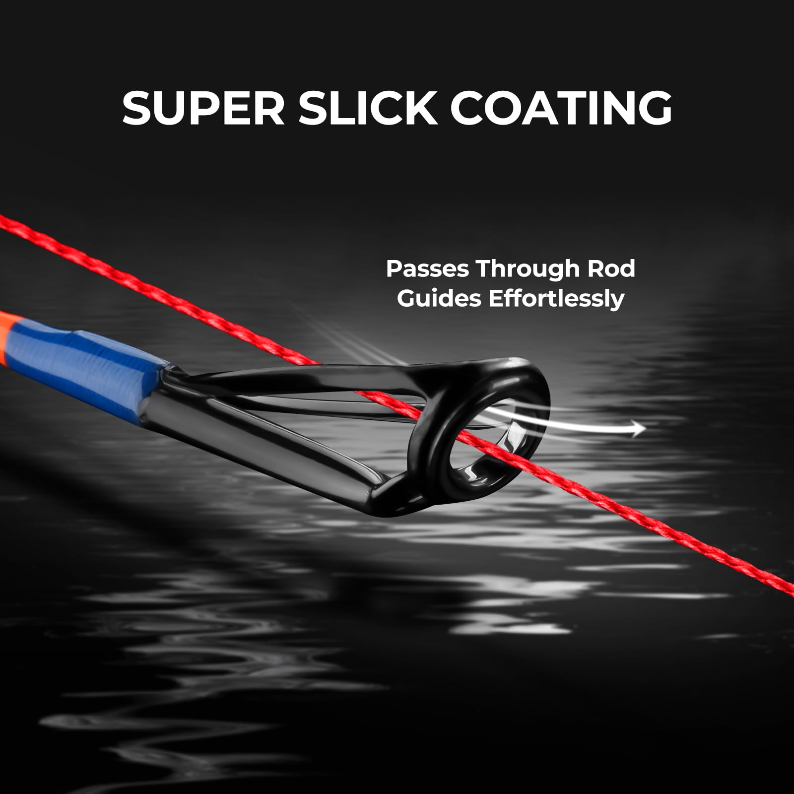 KastKing Superpower Braided Fishing Line, Red, 15LB, 300+27 Yds