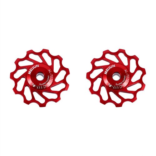 Ceramic Derailleur Pulley Wheel, Rear Derailleur Pulley, Ceramic Bearing Wheel Aluminium Alloy Rear Derailleur Roller 11T/13T (2pcs), Wholesale Business