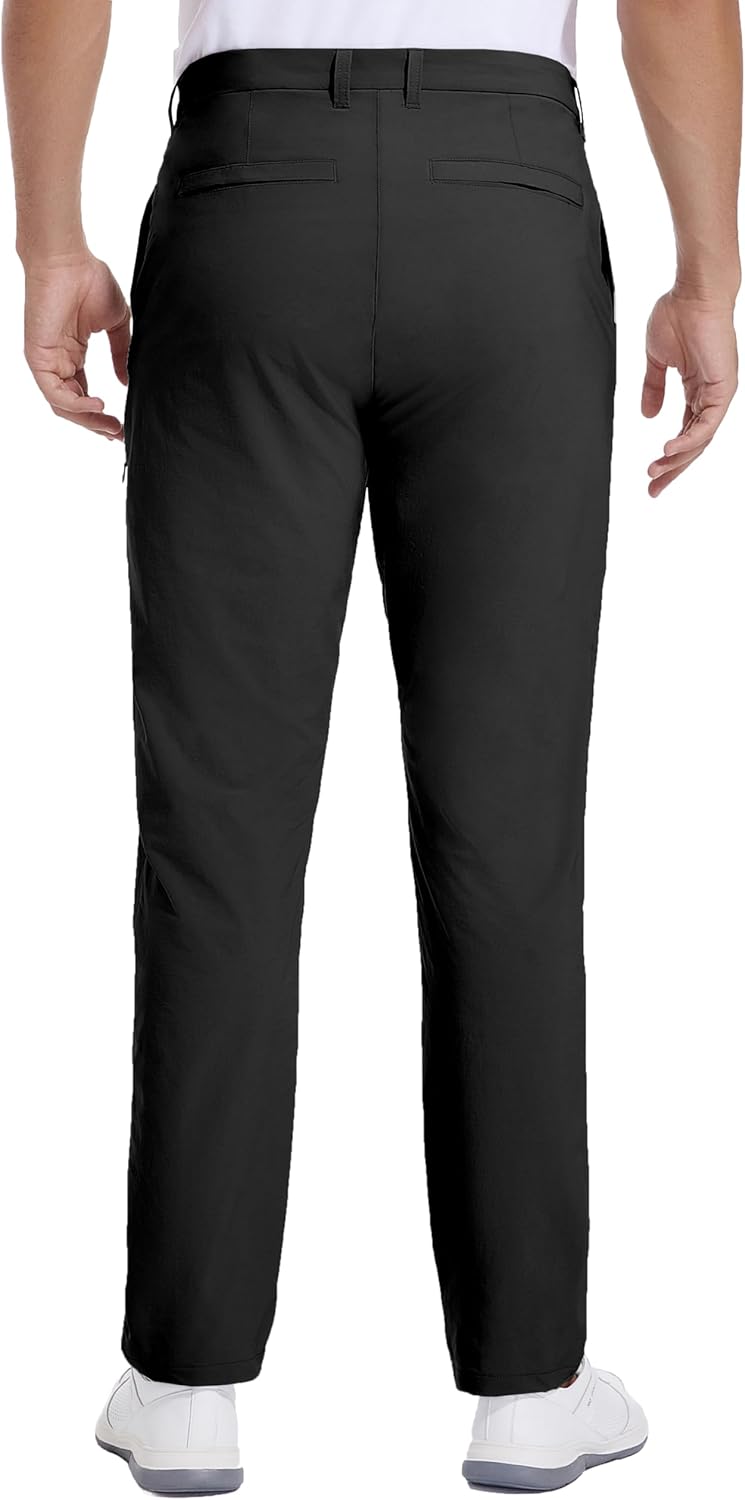 Skiennix Golf Pants for Men - Stretch Quick Dry Lightweight Trousers | Business Casual Sizes 30-34