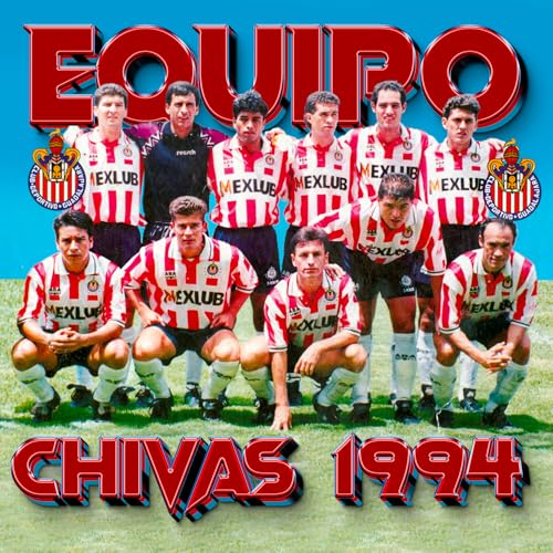Chivas 1994-1995 Retro Football Jersey Men Medium Rojiblanca Classic Fit