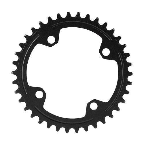 Yosoo Bike Chain Ring, Single Speed 104mm BCD Chainring, Single Chain Ring Repair Parts Mountain Bike Narrow Wide Chainring Round Shape Single Chain Ring(38T)