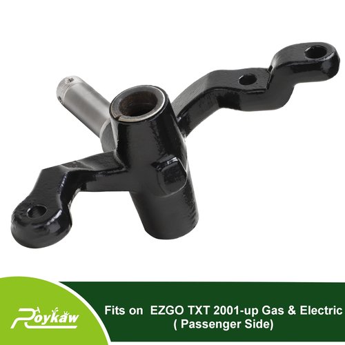 Roykaw EZGO TXT Spindle Assembly for 2001-up Gas and Electric Golf Cart Models, Passenger Side, Replaces OEM # 70942-G02