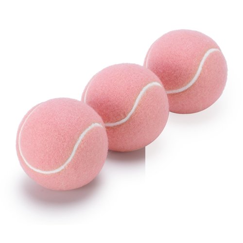 LAPAT Padel Balls - Single can w 3 Balls - Pro Quality - Paddle Tennis (Light Pink)