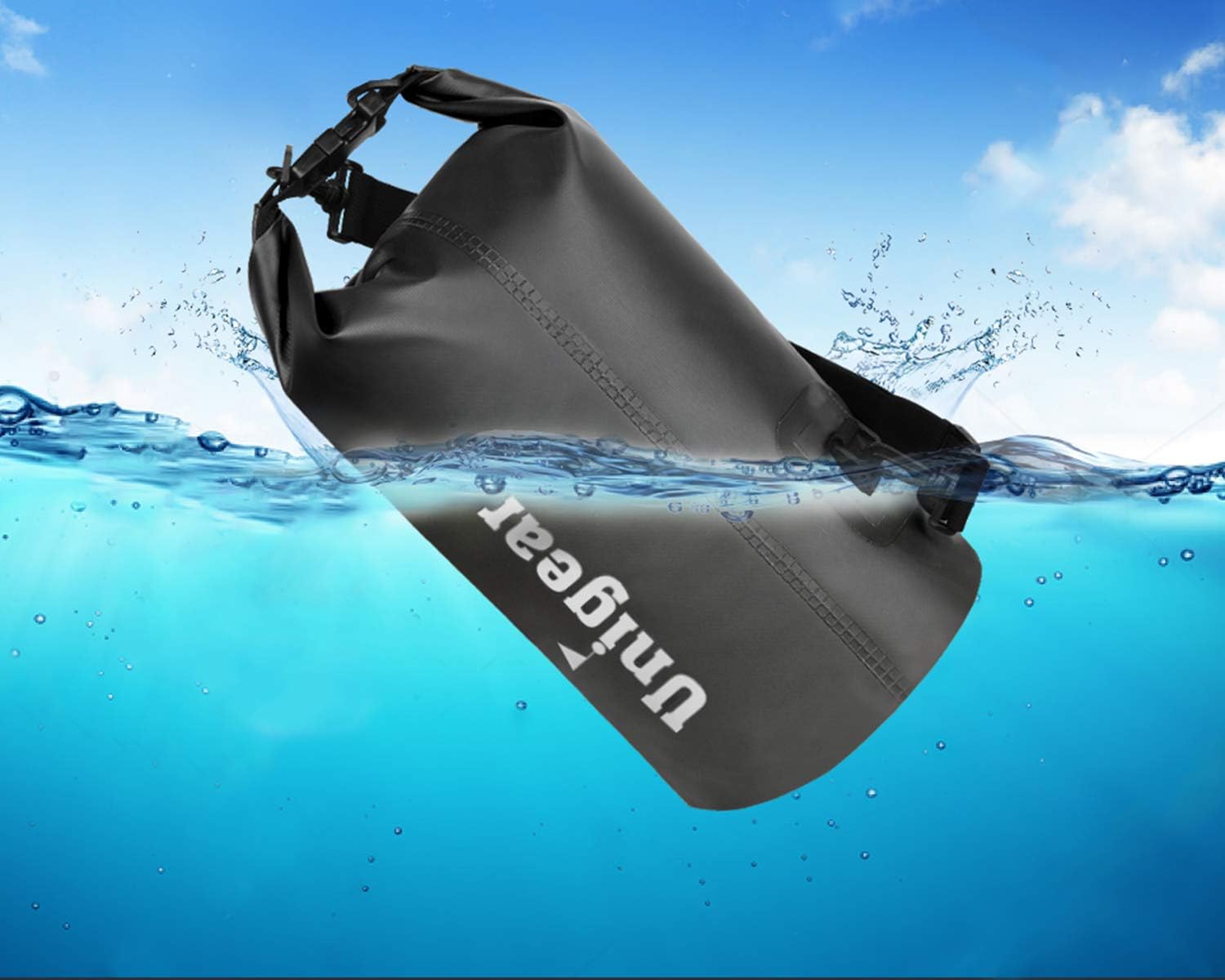 Unigear Waterproof Dry Bag - Lightweight Floating Storage for Kayaking, Fishing & Camping | 2L/5L/10L/20L/30L/40L