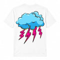 BL101 Youth Rain Delay Baseball Graphic Tee - Lightning Bolt Variation for Boys (YS-YXL)