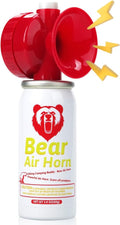 Bear Horn 1.4oz Mini Air Horn - 123dB Loud Sound for Self Defense | Audible Up to 1/2 Mile