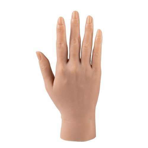 Veikmv Silicone Practice Hand Fake Tattoo Hand,Dummy Fake Tattoo Skin for Tattoo Artists and Beginners