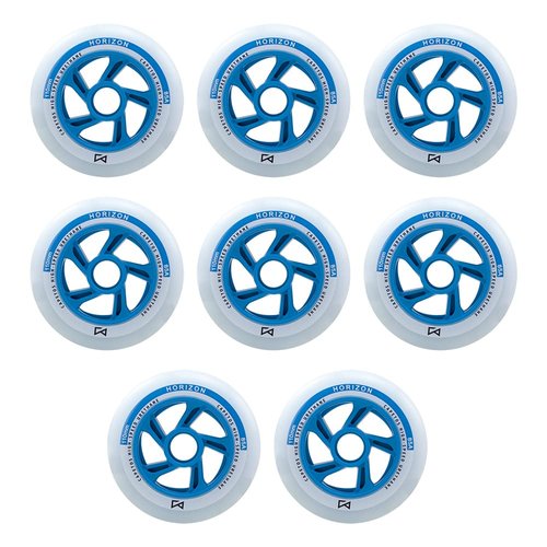 Capetos 85A Inline Speed Skating Wheels, Racing Wheels for Training and Competition, 100 mm (Set of 8)