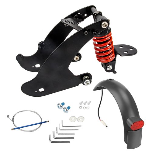 ulip Electric Scooter Rear Suspension Kit Shock Absorber Fender Taillight Accessories for Xiaomi Mi Scooter 3 MI3 Scooters (MI3)