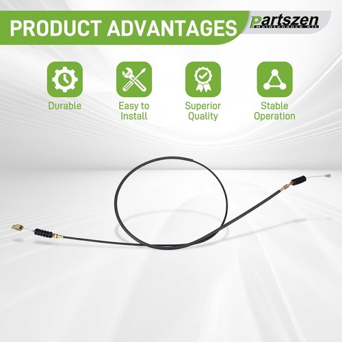 partszen JW1-F6311-00-00 Throttle Cable for Yamaha Golf Cart YDRA G29 Drive,66" Long