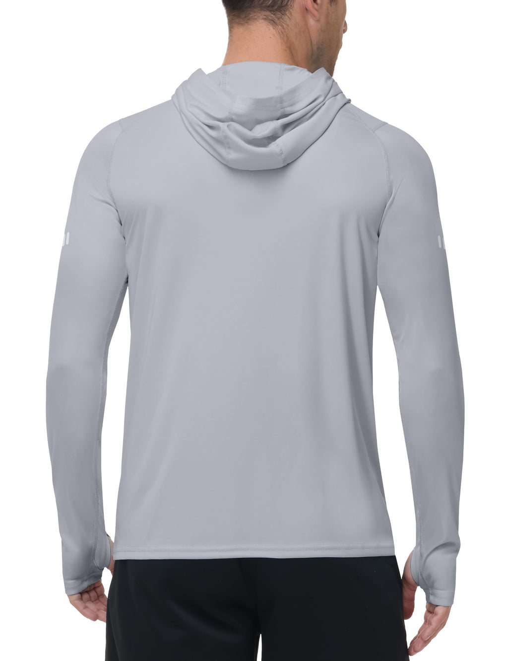 Roadbox Mens UPF 50+ Sun Protection Hoodie, UV Long Sleeve Fishing Shirts, Lightweight Swim Rash Guard for Outdoor Hiking