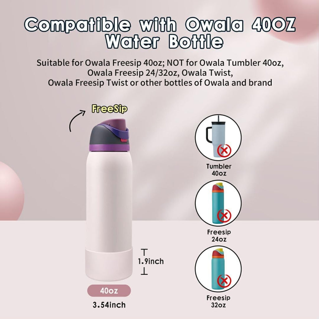 Owala Silicone Water Bottle Boot - Protective Anti-Scratch Sleeve Cover for 24oz, 32oz, 40oz | Dreamy Field