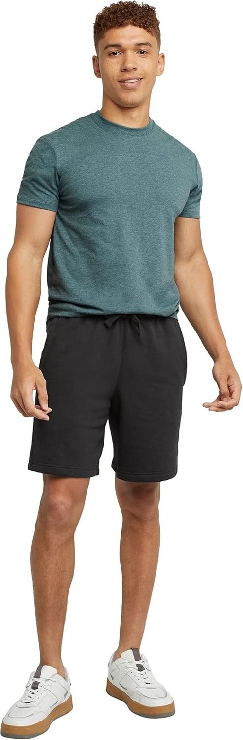 Hanes Men's Originals Sweat Shorts - Midweight Fleece with Pockets | 8" Comfort Fit