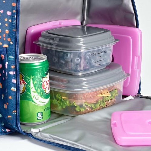 Cool Coolers by Fit & Fresh Slim Ice Packs - Quick Freeze Reusable Cooling Solution | Multi-Colored Design (Pack of 48)