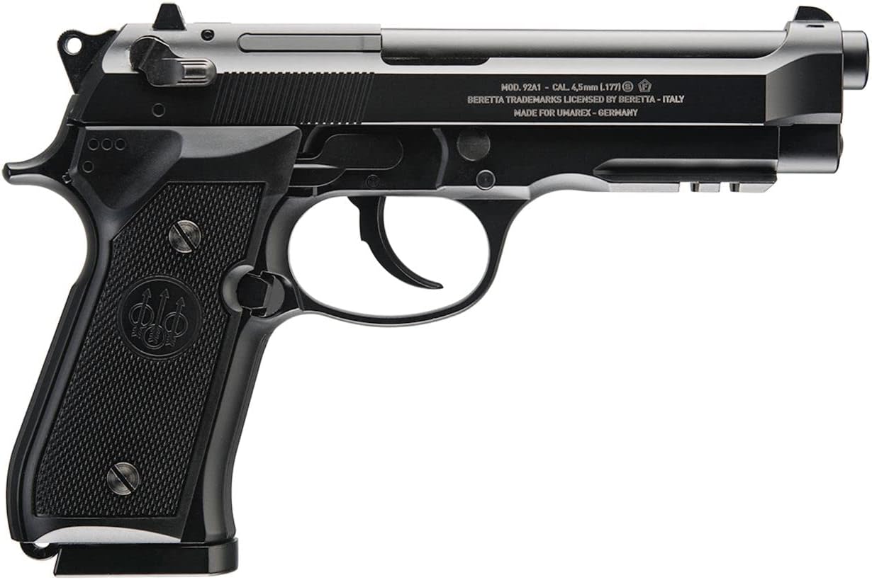 Umarex Beretta M92 A1 Blowback Air Pistol - Full-Auto .177 Caliber BB Gun for Realistic Shooting