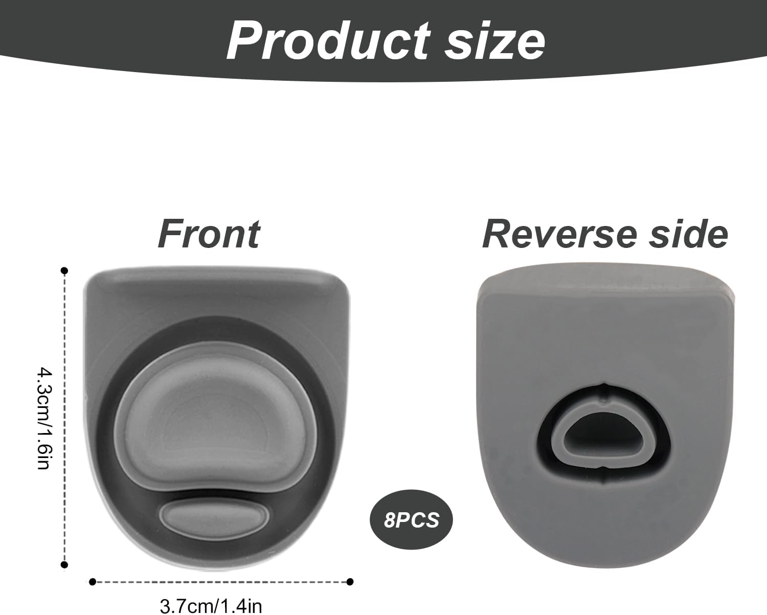 Owala Water Bottle Lid Replacement - 8-Pack BPA-Free Silicone Stoppers for 24oz & 32oz Bottles