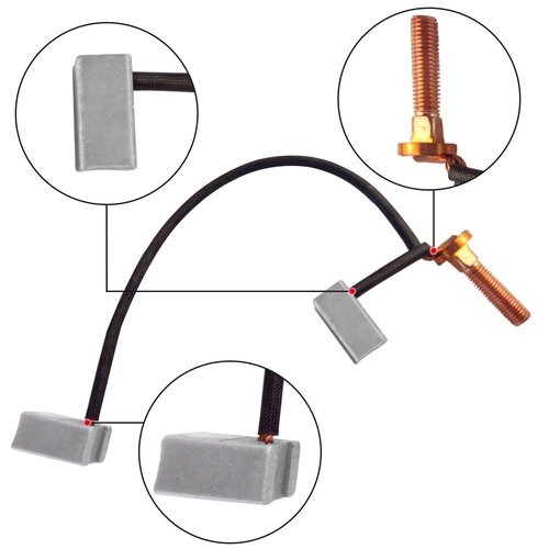 LEAPGOMAX Yamaha G29 Golf Cart Motor Brush Kit Yamaha Brush Replacement Kits Yamaha JU2-H1801-00 (2 pcs)