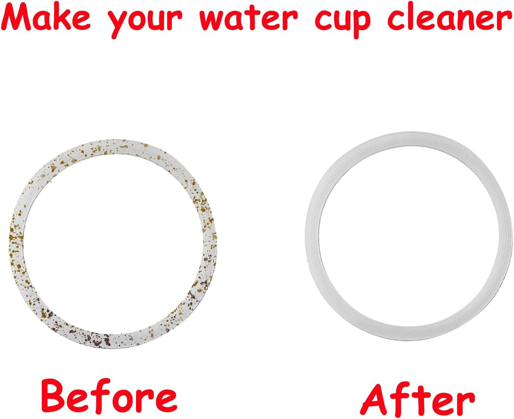 Owala FreeSip | 6-Pack Replacement Water Bottle Gaskets - Durable Silicone Lid Seals