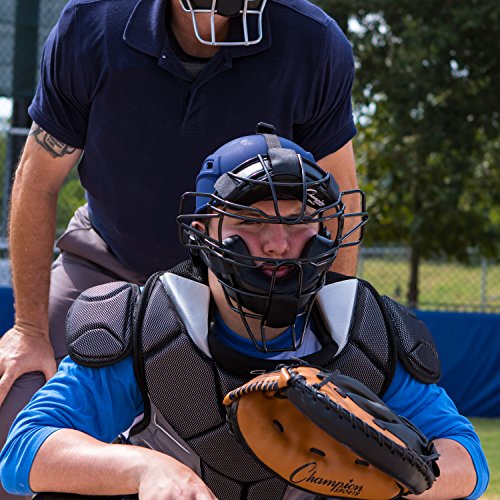 Youth Lightweight Umpire & Catcher’s Facemask - Adjustable Baseball Helmet