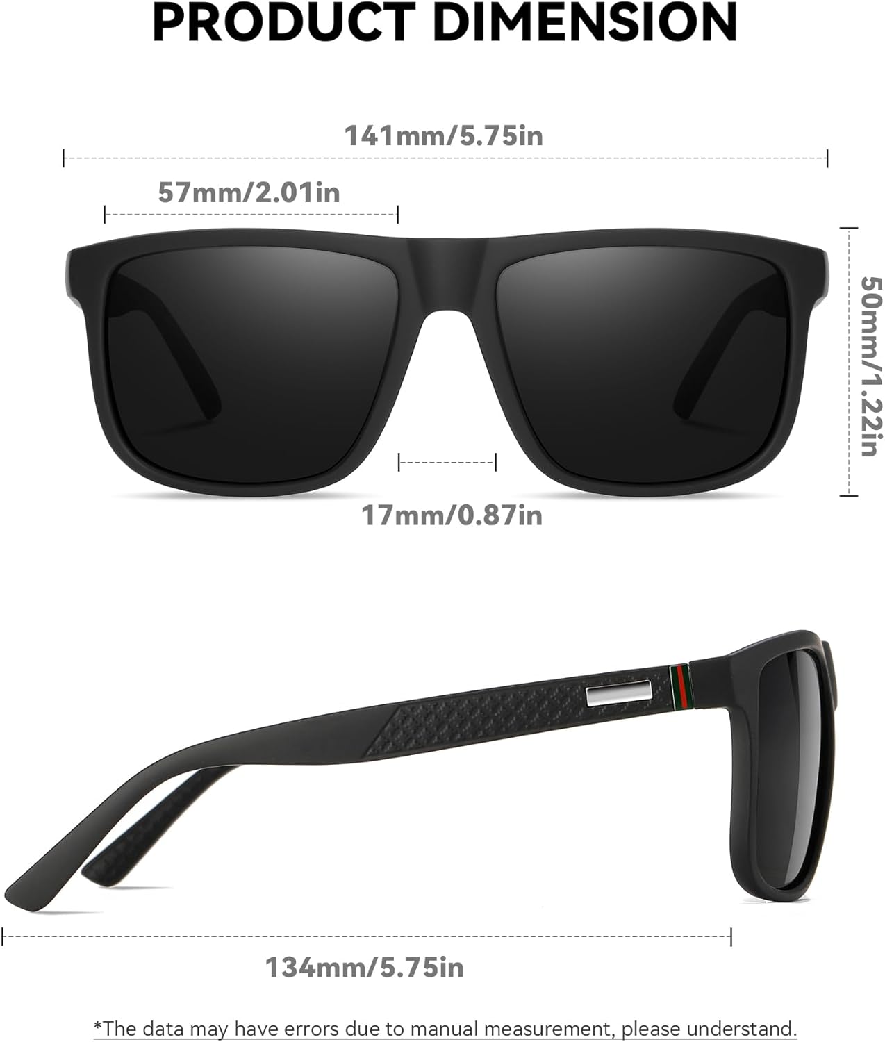 Perfectmiaoxuan Polarized Sunglasses - Lightweight Frame with HD Pilot Lenses | Ideal for Golf, Driving, Fishing, Travel
