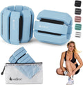 Wellrox Weighted Bangles - Adjustable Ankle & Wrist Weights for Men & Women - 2 lbs Set (1 lb Each) | Ideal for Pilates, Yoga, Running & Walking