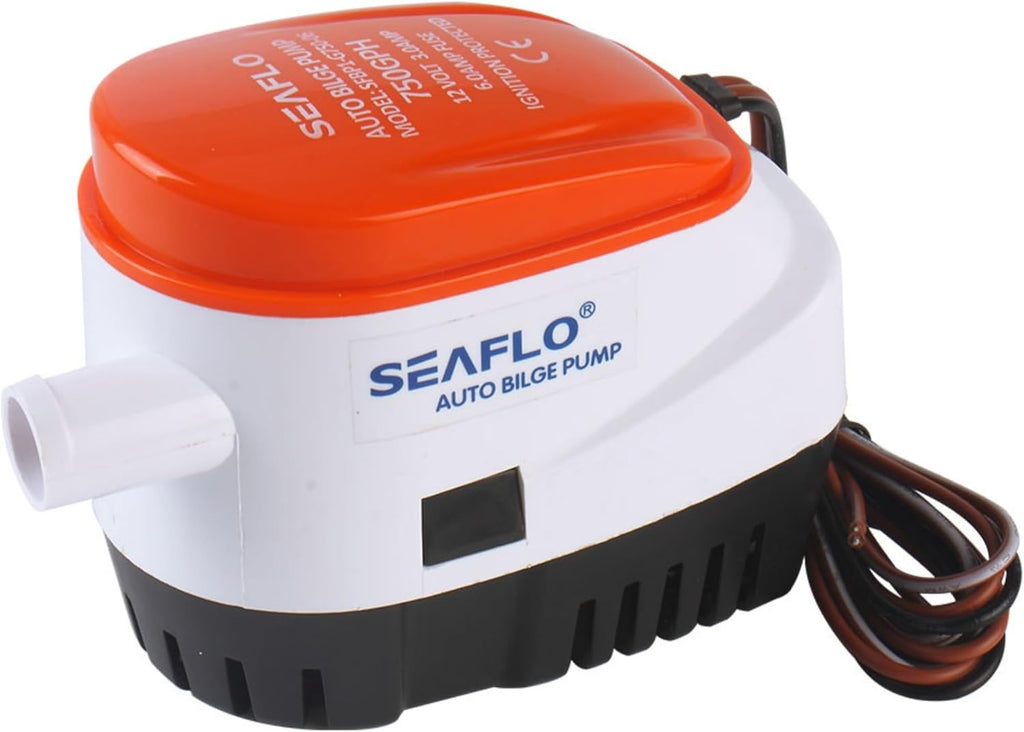 SEAFLO 12V Automatic Bilge Pump - 750 GPH High-Performance Water Removal System