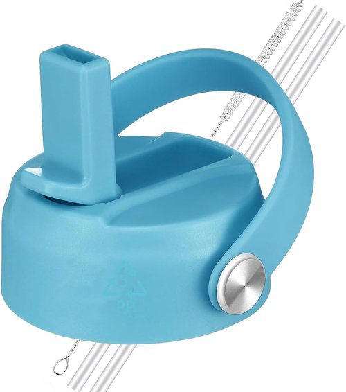 Hydro Flask Flex Straw Lid - Replacement Cap for Wide Mouth 20, 32, 40 Oz Water Bottles | Durable & Convenient