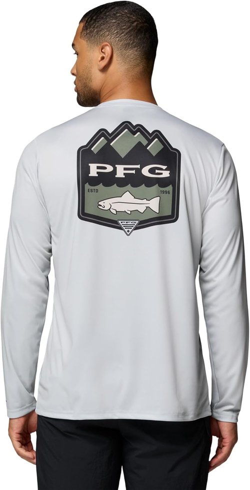 Columbia Men's Long Sleeve Terminal Tackle PFG Shield Shirt - Sun Protection & Comfort