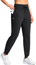 SANTINY Women's High Waisted Sweatpants - Soft Stretch Joggers with Pockets for Athletic Comfort