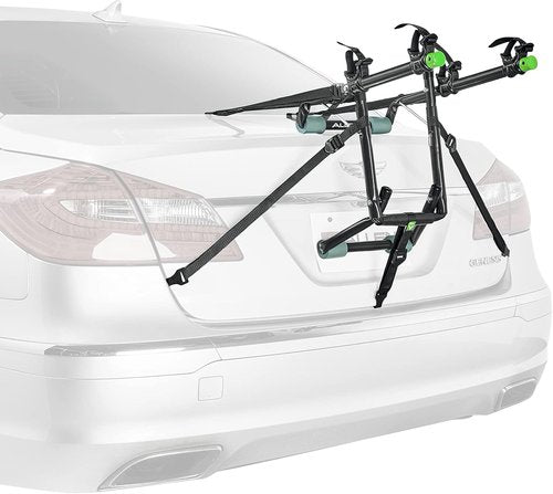 Allen Sports Deluxe 2-Bike Trunk Mount Rack - Easy Installation | Fits Most Vehicles, Black