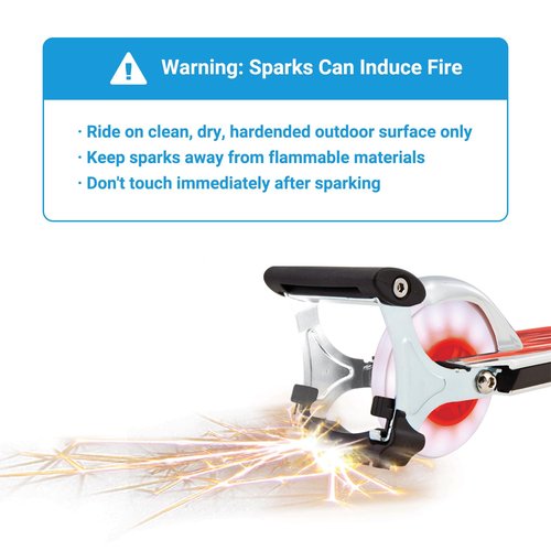 EOPOAYI 2 Pcs Spark Cartridge Compatible with Razor Flash Rider 360 Trike, Spark Pad Replacement for eSpark Electric Scooter Spark 1.0 2.0 Kick Scooter DLX Kids Ride Scooter Bar Attachment Brake Parts