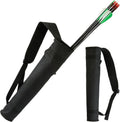 Archery Quiver - Adjustable Back & Hip Arrow Holder for Compound/Recurve Bows - Lightweight Foldable Bag with Shoulder Strap for All Ages