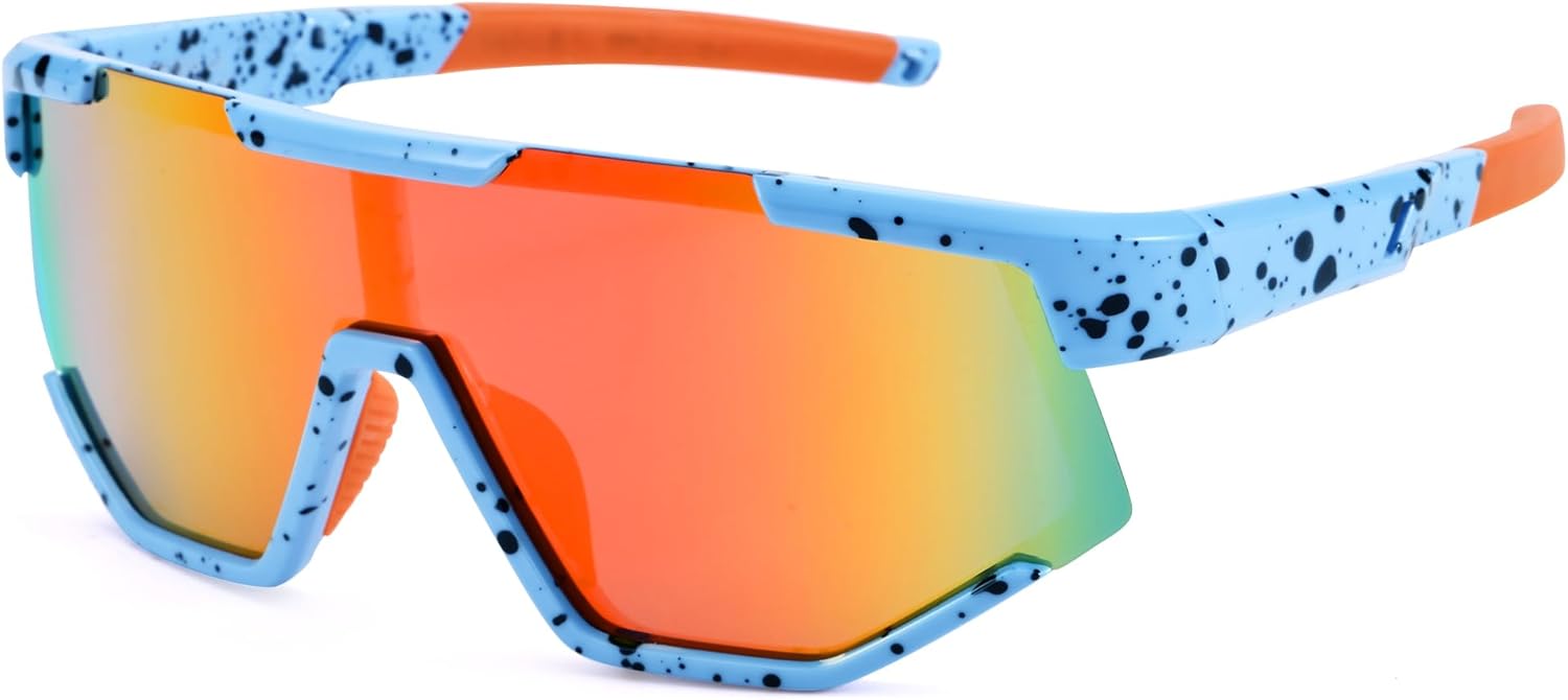 Pro Acme Kids Baseball Sunglasses - Polarized Unbreakable Sports Glasses for Ages 6-12