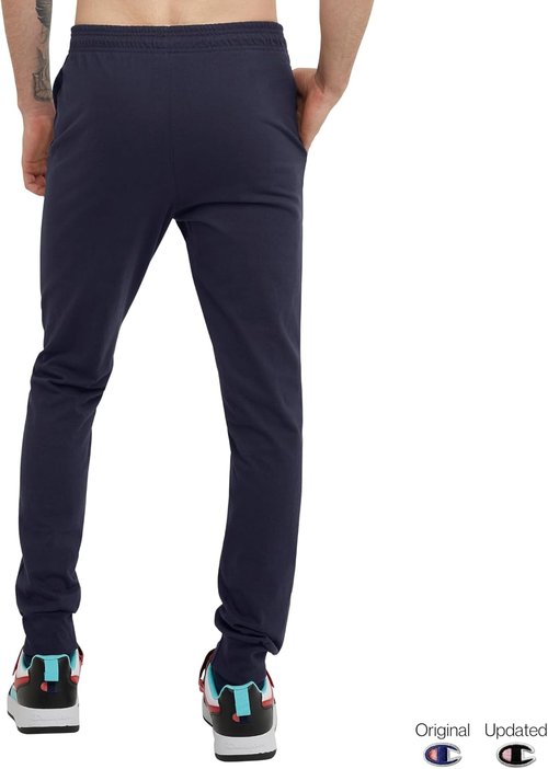 Champion Men's Joggers, Everyday Cotton, Lightweight Lounge Knit Pants for Men, 31"