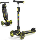 TONBUX Kids Scooter - Light Up 3-Wheel Kick Scooter for Ages 3-12 | Adjustable Height & Anti-Slip Deck