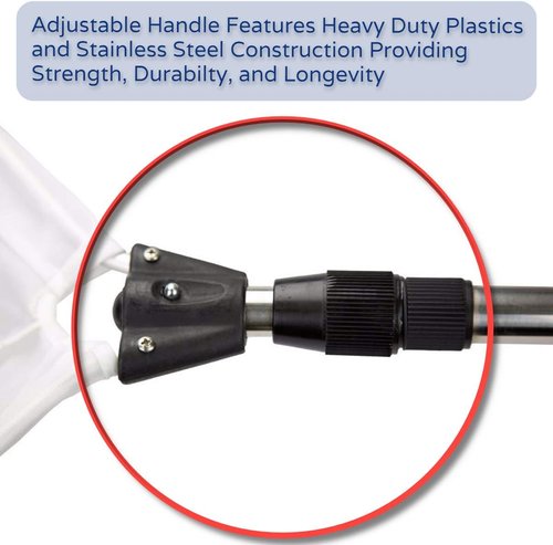 Aquascape Heavy-Duty Pond Net - Extendable Handle for Safe Koi & Fish Handling | 36-69 Inch Durable Mesh
