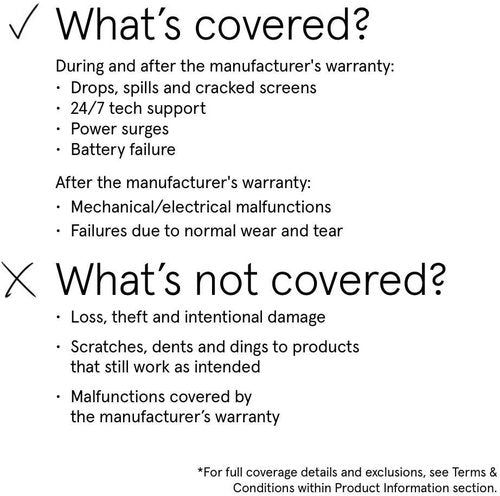 ASURION 3-Year Wearables Protection Plan - Comprehensive Coverage for Devices $50-$59.99