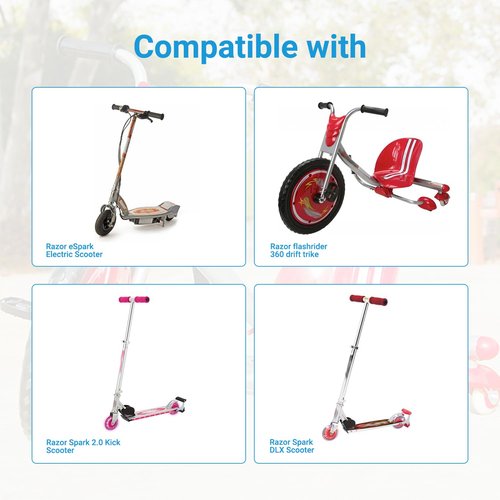 EOPOAYI 2 Pcs Spark Cartridge Compatible with Razor Flash Rider 360 Trike, Spark Pad Replacement for eSpark Electric Scooter Spark 1.0 2.0 Kick Scooter DLX Kids Ride Scooter Bar Attachment Brake Parts