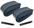 20 Inch Bicycle Inner Tube - 2.1-2.4 Width (Schrader) Pack of 2