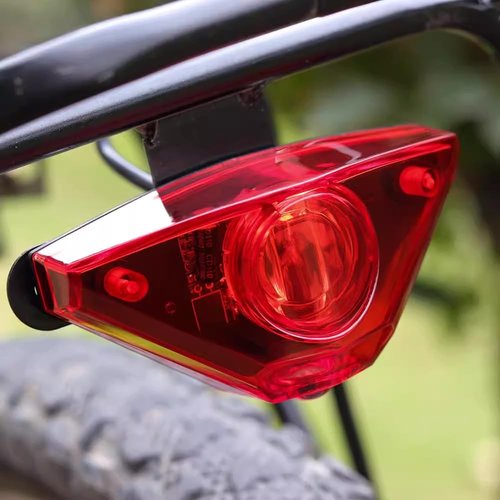 Kuuleyn 6-80v Universal Electric Bike Rear Tail Safety Light,Bike Tail Light,Scooter Lights Scooter Warning Brake Plastic Lamp for Night Riding Cycling Diy Accessory