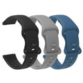 Compatible with Fempoin Smart Watch Bands, Quick Release Silicone Sport Strap Replacement Watchband with Woven Loop Design Compatible with Fempoin T10 Pro 40mm 1.43 Inches Smart Watch (3 pack-1, 22mm size band)